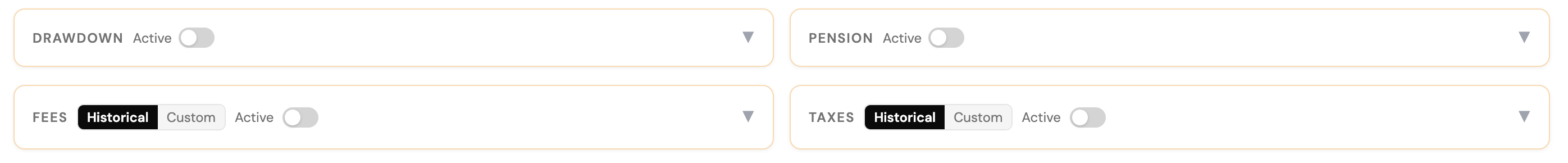 Further projection options.